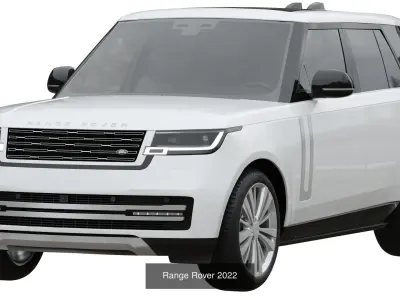 Range Rover collection 3D Model Pack