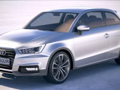 Audi A1 Active 2017 3D model