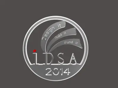 idsa lapel pin  Free 3D model