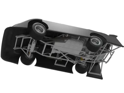 Super Dirt Late model for Pavement while turning Scale 1 to 25 3D print model