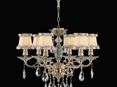 701061 Fiocco Osgona Chandelier 3D model