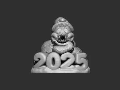 SNAKE NEW YEAR 2025 3D print model