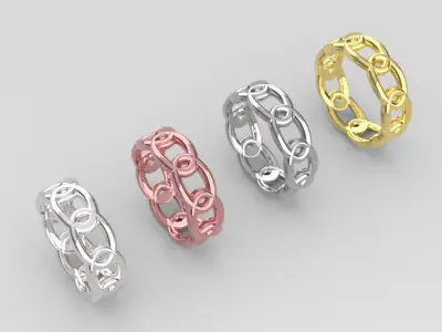 Chain Ring 3D print model