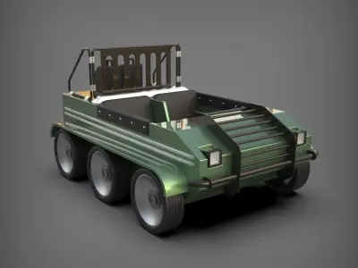 Mini Vehicles 3D model
