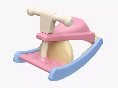 Baby rocking chair 3D model