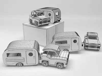 Free Toy Car Free 3D model