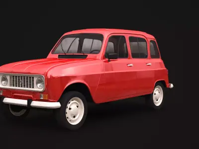 1978 Renault 4 3D model