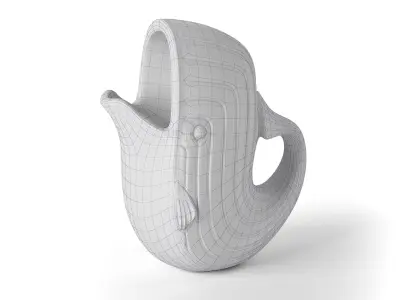 Whale Water Pitcher Free 3D model