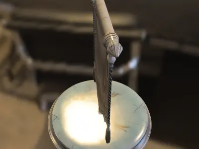 Dark Vampire Clan Banner 3D model