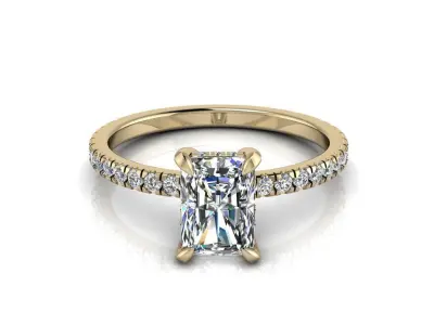 Engagment Jewelry Ring 204 3D print model