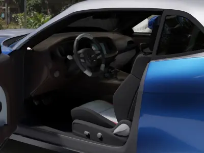 challenger dodge 3D model