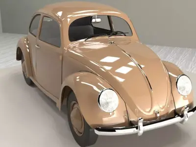 Volkswagen beetle 40s - 50s 3D model
