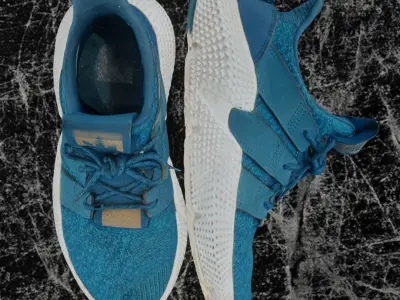 ADIDAS PROPHERE 3D SHOES - AQUA WHITE 3D model