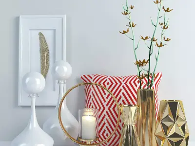 Decorative set 3D model