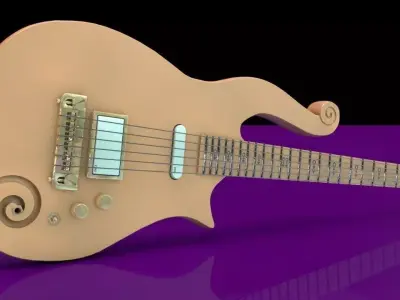 Prince Cloud Guitar 3D model