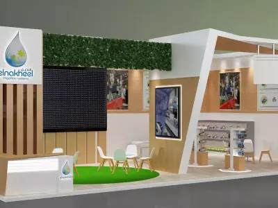 Booth Exhibition Stand a651 3D model