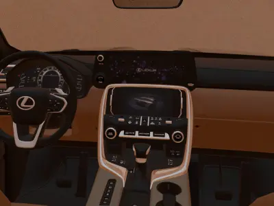 Lexus LX700h 2025 3D model