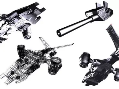 Hunter killer Free 3D model