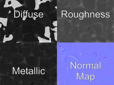 Glossy Orca 3D Aquatic Design model pack Low-poly 3D model