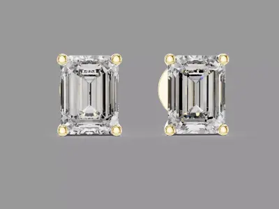 Diamond Earrings  3D print model