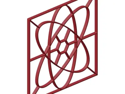 Plastic Fabulous Window Grill Toy 3D model