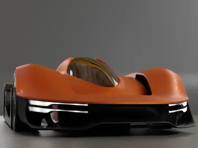 Concept Car 3D Model 3D model