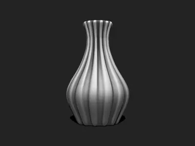 Decor Vase 02 - Modern Home Decor - Flower Pot DIY - Table Vase 3D print model