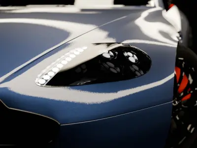 Aston Martin Vantage Sports Car 3D model Low-poly 3D model