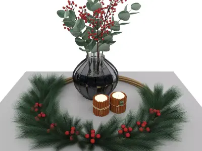 Christmas decor 3D model