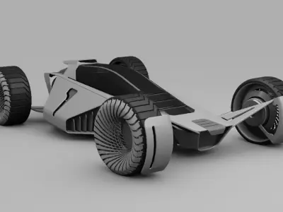 sci-fi vehicle  3D model