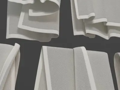 Hanging Towels 2 3D model