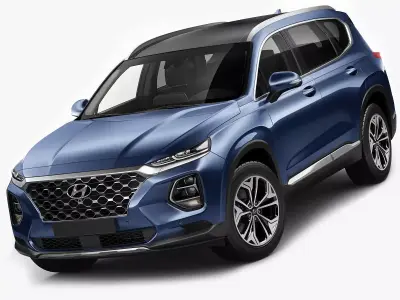 Hyundai Santa Fe 2019 3D model