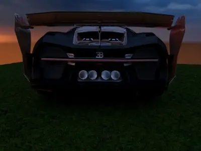 mad car Free low-poly 3D model