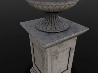Decor Vase 3D Model Low-poly 3D model