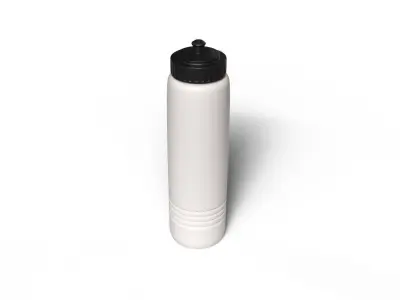 Sport Plastic Bottle 3D Model Low-poly 3D model