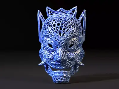 Blue Spirit Mask  3D print model