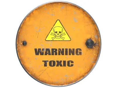 Toxic barrel 3D model