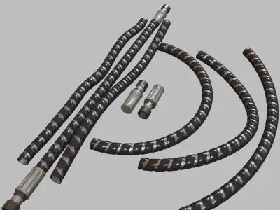 Cable wire V2 3D model