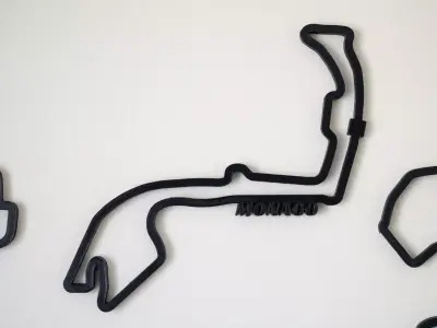 Monaco F1 Racing Track 2025 3D print model