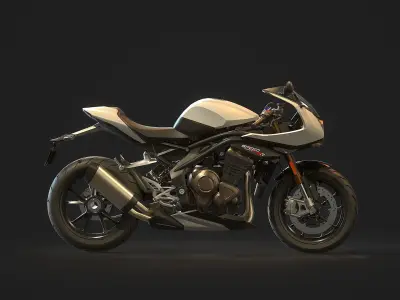 Base model for T Speed Triple 1200RR 2022 3D model