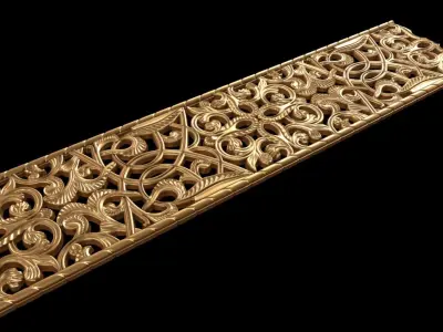 Rainwater grate Low-poly 3D model