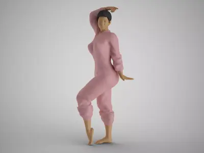 Woman in the Mirror 4 3D print model