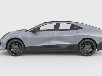 Generic Performance EV Sedan 3D model