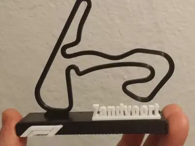 F1 Circuit Zandvoort 3D print model