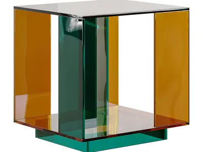 Acrylic Side Table 3D model