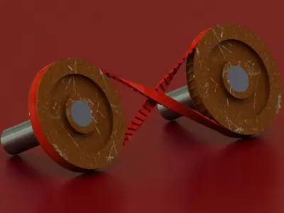 Twisted Timing Belt 3D print model