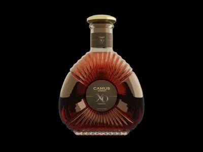 CAMUS XO Cognac Low-poly 3D model