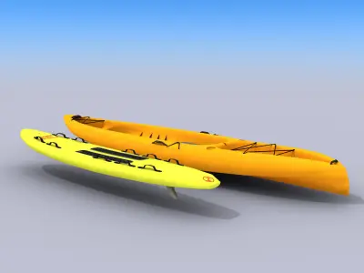 Lifeguard Accessories Low-poly 3D model