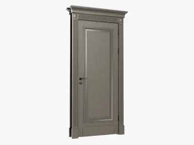 Door classic 04 3D model