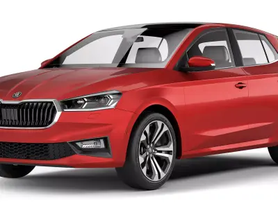 Skoda Fabia 2022 3D model